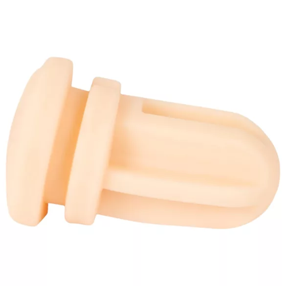 WYNE 01 - elektrische masturbator - vibrerend, zuigend, verwarmend - zwart