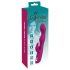 SMILE - flexibele A- en G-spot vibrator met clitorisarm (paars)