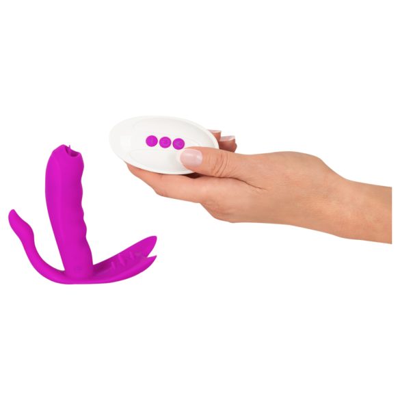 Javida - G-spot en clitoris vibrator - siliconen - paars
