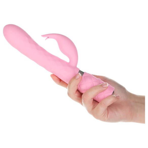 Pillow Talk Lively - Oplaadbare Vibrator met Clitorisstimulator (roze)