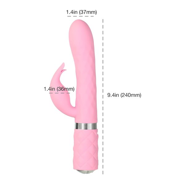 Pillow Talk Lively - Oplaadbare Vibrator met Clitorisstimulator (roze)