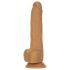 Naked Addiction Thrusting 9 - stotende vibrator - donker (23cm)