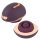 Belou - vulva vibrator - oplaadbaar, roterend - siliconen, paars