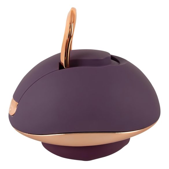 Belou - vulva vibrator - oplaadbaar, roterend - siliconen, paars