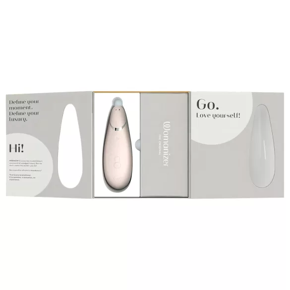 Womanizer Premium 2 - luchtdruk clitorisstimulator - wit