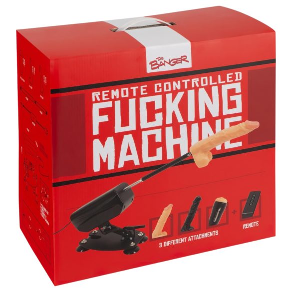 The Banger Fuck Machine - seksmachine + 2 dildo's en 1 kunstvagina