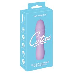   Cuties Mini 3 - oplaadbare, waterdichte spiraal vibrator (paars)