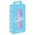 Cuties Mini 3 - oplaadbare, waterbestendige spiraal vibrator (paars)