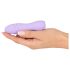 Cuties Mini 3 - oplaadbare, waterbestendige spiraal vibrator (paars)