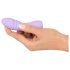 Cuties Mini 3 - oplaadbare, waterbestendige spiraal vibrator (paars)