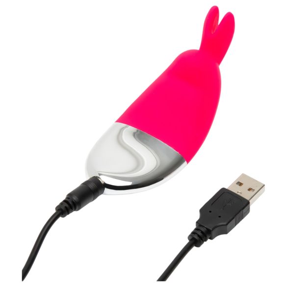 Happyrabbit - draagbare clitoris vibrator - oplaadbaar - rood