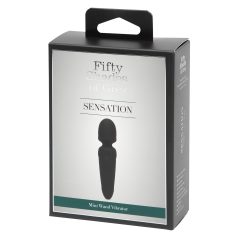 Vijftig Tinten Sensation Wand - mini vibrator (zwart)