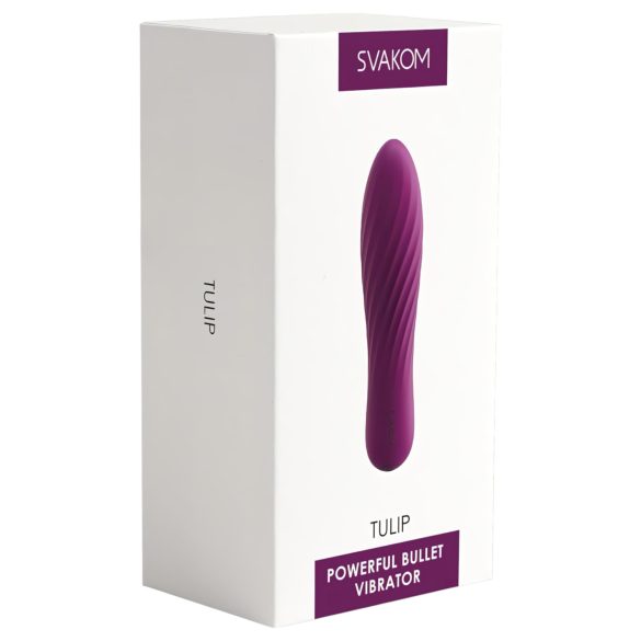 Svakom Tulip - mini vibrator - oplaadbaar - paars