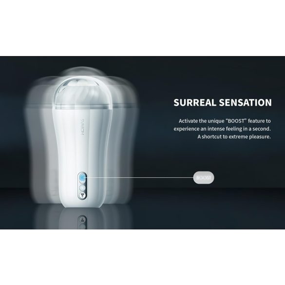 Svakom Robin - automatische masturbator - oplaadbaar - wit