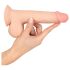 Nature Skin - dildo met huid - 19cm (natuur)