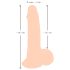 Nature Skin - dildo met huid - 19cm (natuur)
