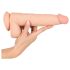 Naturel Huid - Dildo Met Huidgevoel - 25cm (Natuurlijk)