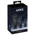 Anos - buttplug set - 3-delig - siliconen - zwart