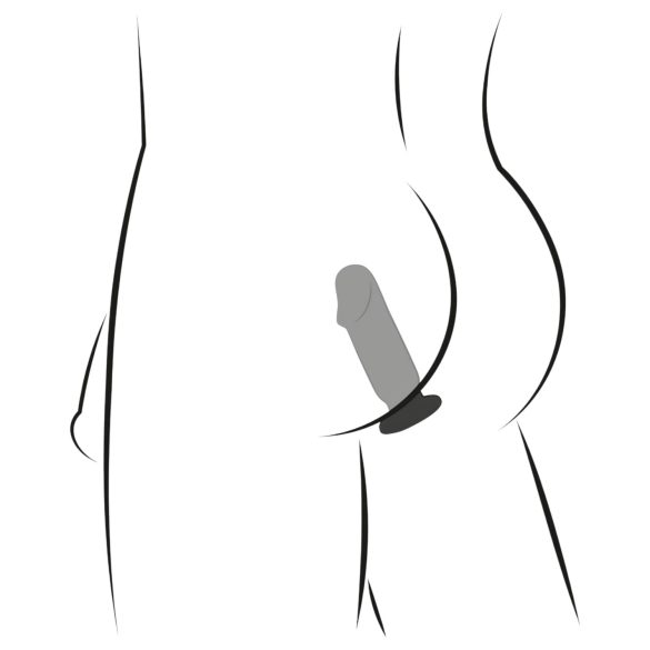 Anos - buttplug set - 3-delig - siliconen - zwart