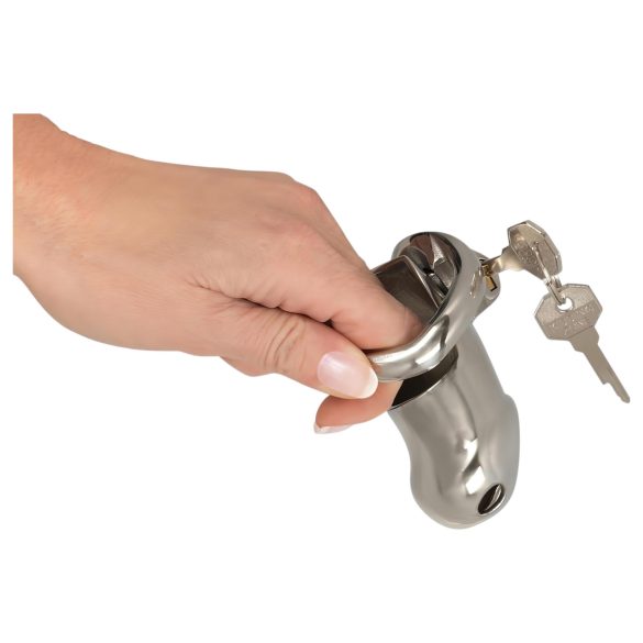 Fetish - penis kooi - metaal - zilver