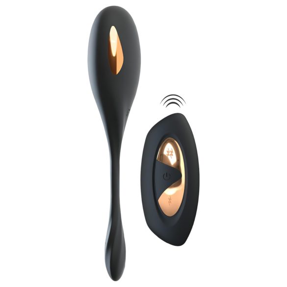 XOUXOU - vibrator eitje met afstandsbediening - elektro - zwart