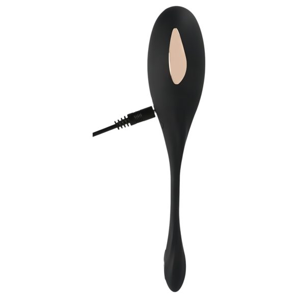 XOUXOU - vibrator eitje met afstandsbediening - elektro - zwart