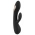 XOUXOU - oplaadbare vibrator met clitorisstimulator - zwart