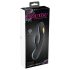 XOUXOU - oplaadbare vibrator met clitorisstimulator - zwart