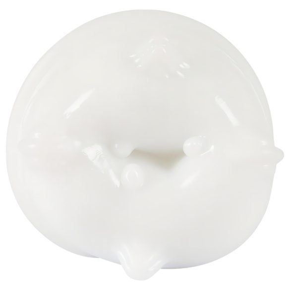 STROKER - oplaadbare zuig-vibrerende masturbator (wit)