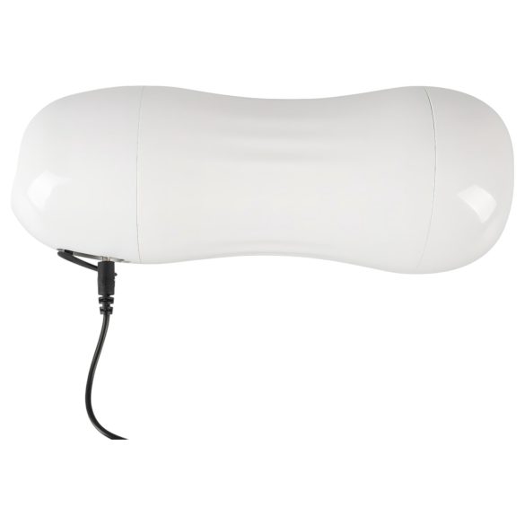 STROKER - oplaadbare zuig-vibrerende masturbator (wit)