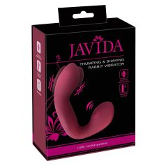   Javida Thumping - pulserende G-spot en clitoris vibrator (rood)