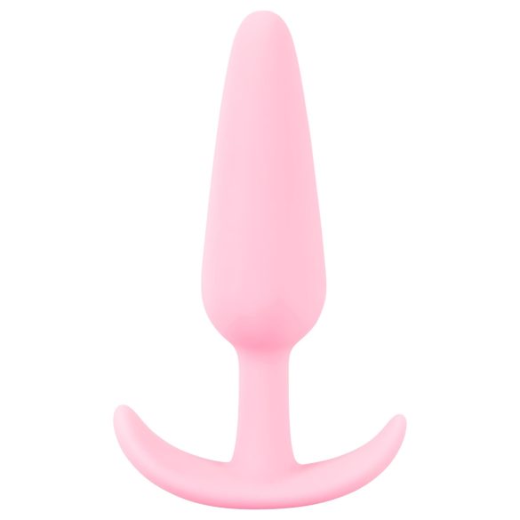Cuties - mini buttplug - siliconen anaal plug - roze - 2,1 cm