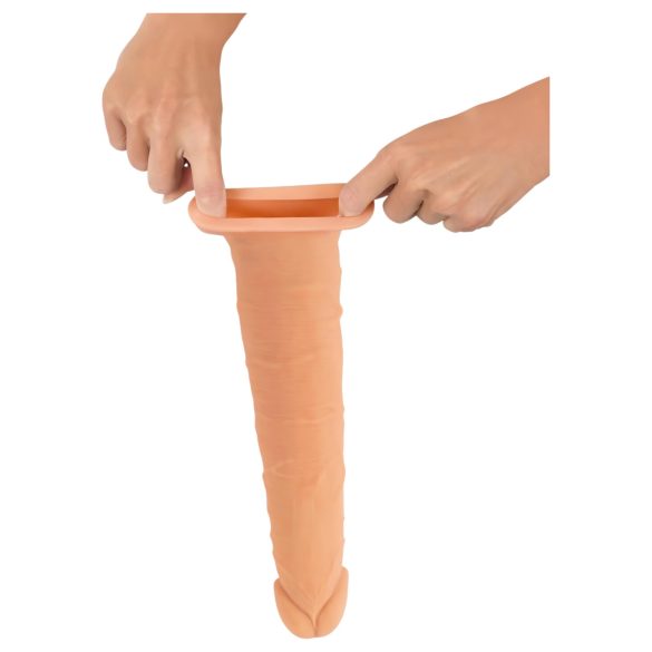 Nature Skin - penisextensie en verdikker - 24cm - realistische penis hoes