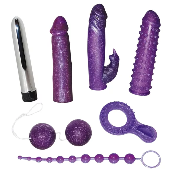 You2Toys - vibrator set - glitter - 7-delig