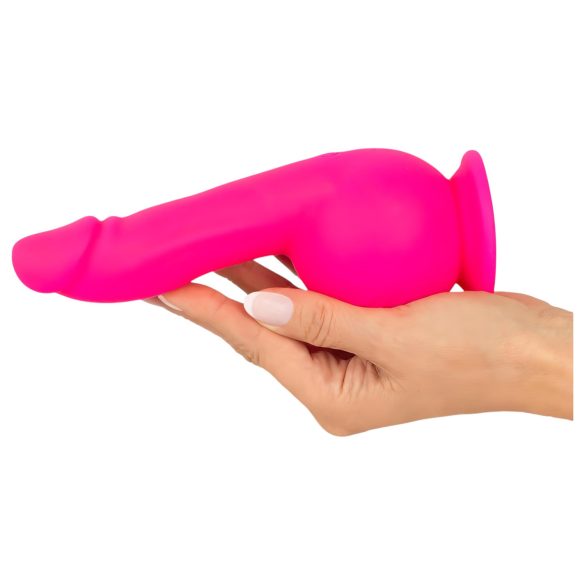 SMILE Powerful - oplaadbare, zuignap vibrator met 2 motoren (pink)