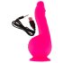 SMILE Powerful - oplaadbare, zuignap vibrator met 2 motoren (pink)