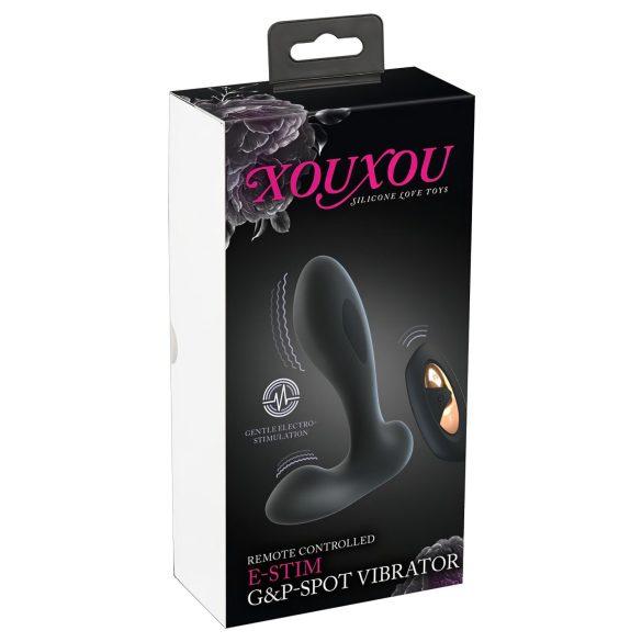 XOUXOU - draagbare elektro G- en P-punt vibrator - zwart