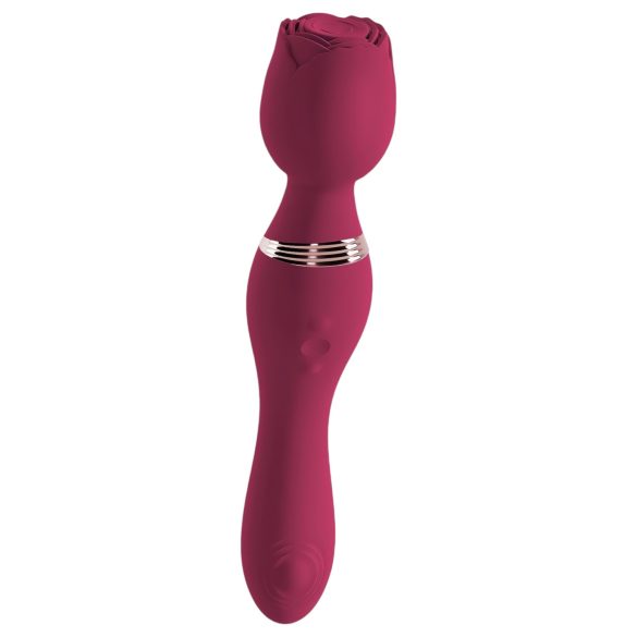 You2Toys Rosenrot - oplaadbare rozen vibrator massager (rood)