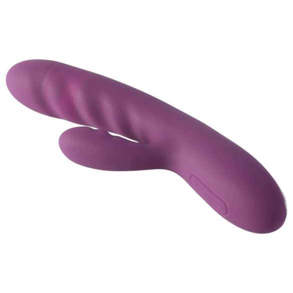Svakom Avery - rabbit vibrator - oplaadbaar, stotend, met clitorisstimulator