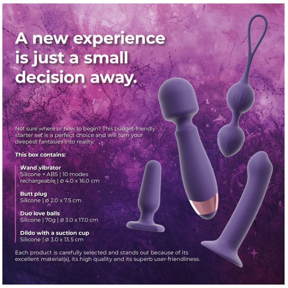 Magic Shiver Feminine - seksspeelgoedset voor vrouwen - 4-delig