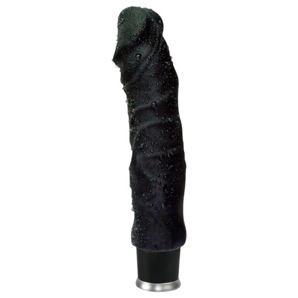 Nature Skin - levensechte vibrator - zwart (22cm)