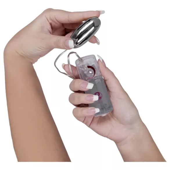 You2Toys - Vibratie-ei - Silver Star - zilver