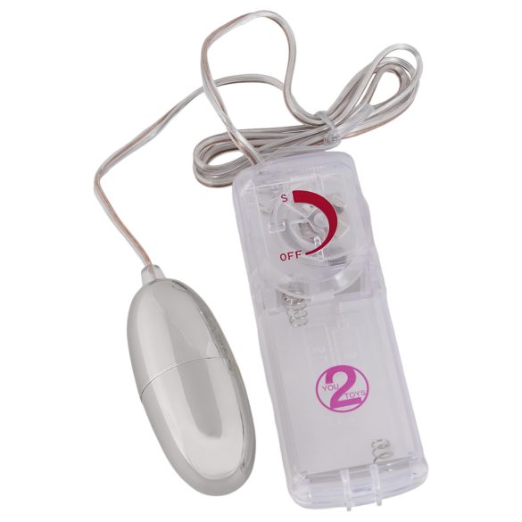 You2Toys - Vibratie-ei - Silver Star - zilver