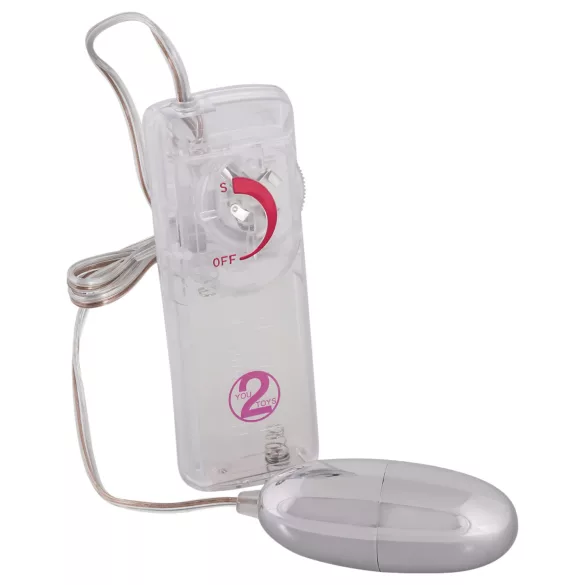 You2Toys - Vibratie-ei - Silver Star - zilver