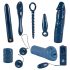 You2Toys - vibratorset - 9-delig - midnight blue