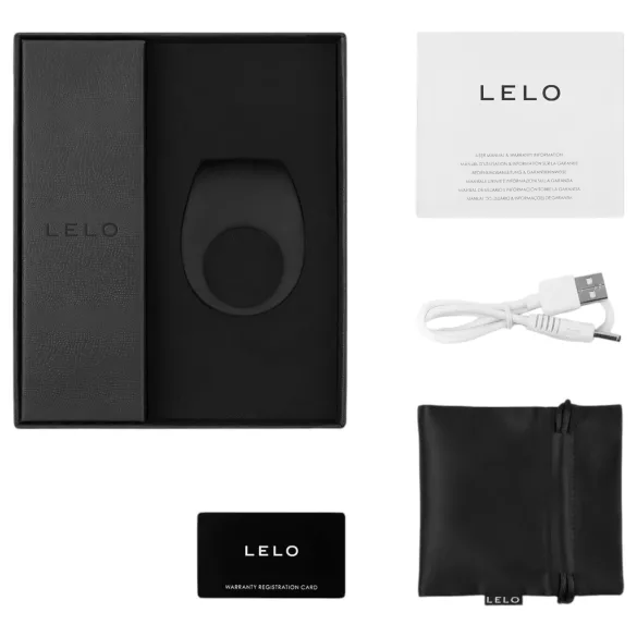 LELO Tor 2 - vibrerende penisring - oplaadbaar - zwart