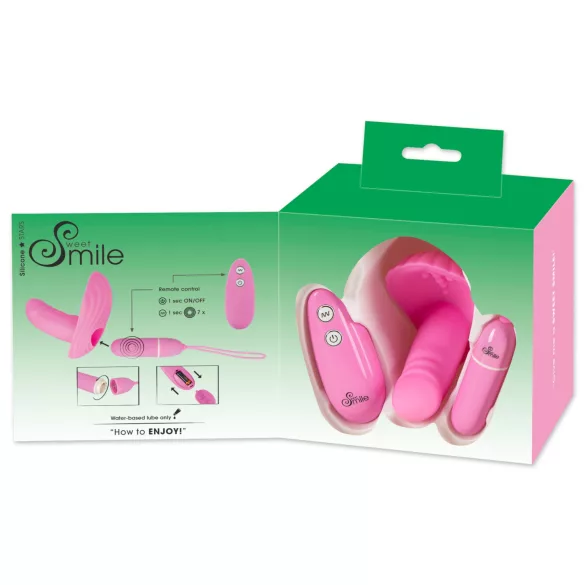SMILE Shelly - Vibrerend eitje met afstandsbediening - Roze
