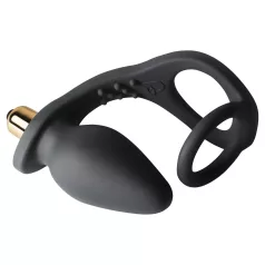 RO-ZEN - dubbele penisring en anale vibrator - siliconen