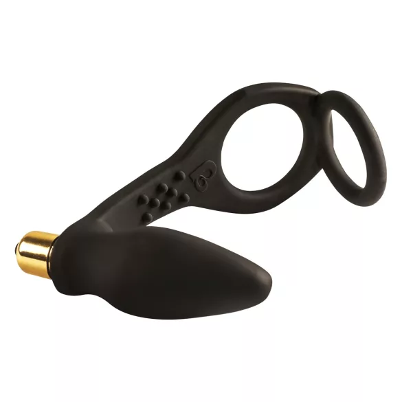 RO-ZEN - dubbele penisring en anale vibrator - siliconen