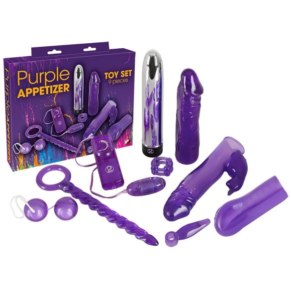 You2Toys - vibrator set - 9-delig - paars